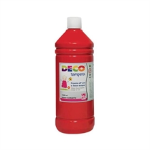 TEMPERA FLACONE 1000ML ROSSO SCARLATTO