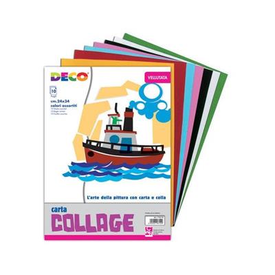 CARTA VELLUTATA 10FG 24X34
