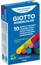 Astuccio 10 Gessi Colorati Giotto