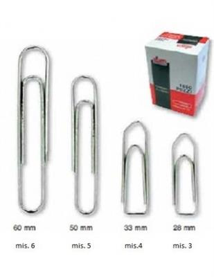 FERMAGLI ZINCATI N° 4 Conf. 100pz.