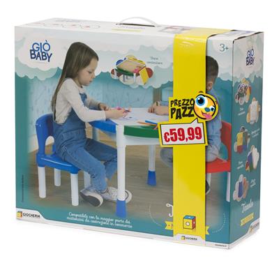 PREZZO PAZZO - GB Tavolo con Costruzioni e 2 Sedie