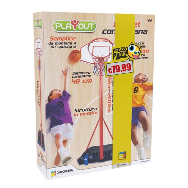 PREZZO PAZZO - Basket da Terra in Metallo, fino a 236 cm, canest