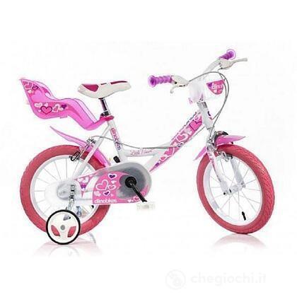 BICICLETTA DINO LITTLE HEARTH MISURA 14..