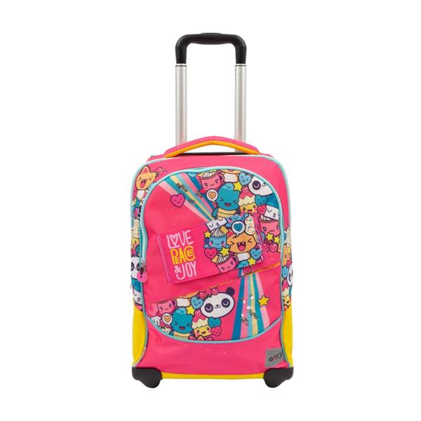 GOPOP 23 TROLLEY 2RUOTE LOVE&PEACE/