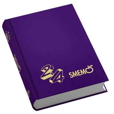 SMEMO 16 MESI 2024 CM 13X17,7 COLORE VIOLA/