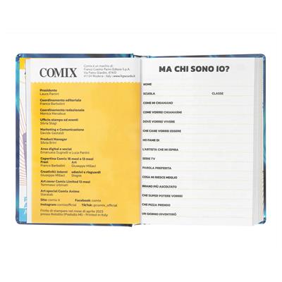 AGENDA COMIX 16 MESI STD LIQUID/