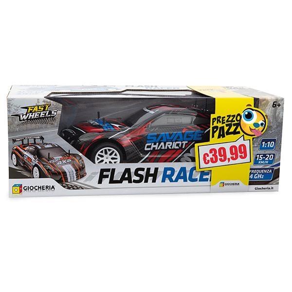 PREZZO PAZZO - Auto RC 1:10 20kmh FLASH RACER con Pacco Batteria