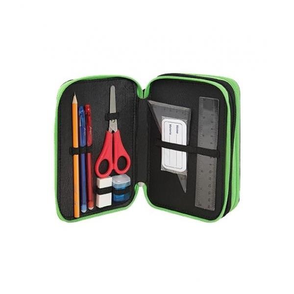 ASTUCCIO CORR. 3 ZIP GREEN MINECRAFT/
