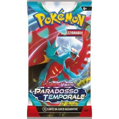 POKEMON SCARLATTO E VIOLETTO 04 PARADOSSO TEMPORALE BUSTA 10 CAR