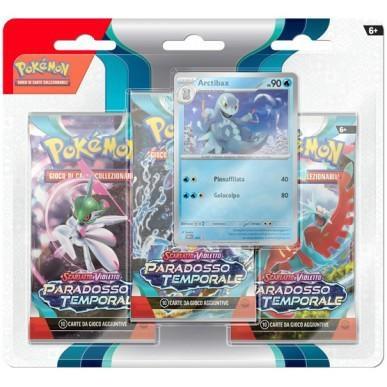 POKEMON SCARLATTO E VIOLETTO 04 PARADOSSO TEMPORALE 3PACK BLISTE