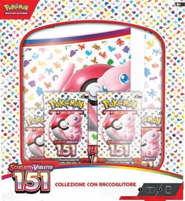 POKEMON SCARLATTO E VIOLETTO 151 COLLEZIONE CON RACCOGLITORE