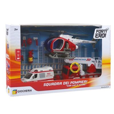 FORTI EROI - Playset Squadra dei Pompieri