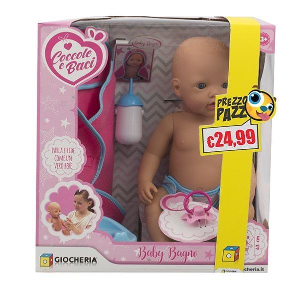 PREZZO PAZZO - Baby Bagno Parlante cm.43 Accappatoio