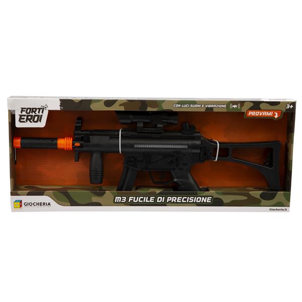 FORTI EROI - Mitra Grande M3 Luci e Suoni Vibrazione