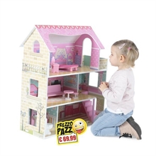 PREZZO PAZZO - PRINCY BELLA Casa delle Bambole in Legno H cm.70