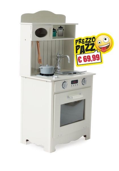 PREZZO PAZZO - GC Cucina di Legno H cm.90 con SUONI e Accessori