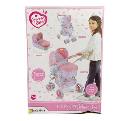 COCCOLE e BACI - Carrozzina DE LUXE 3 in 1