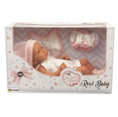 COCCOLE e BACI - Real Baby cm.38 con Vestitino 60710