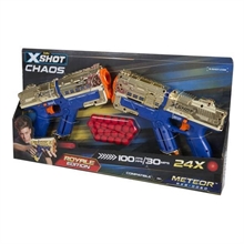 XSHOT CHAOS - Combo 2 Pistole METEOR ROYALE con 12 Sfere - 36419