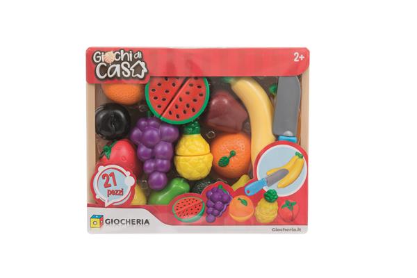 GIOCHI DI CASA - Cassetta 21 Frutte Affetta con Coltello