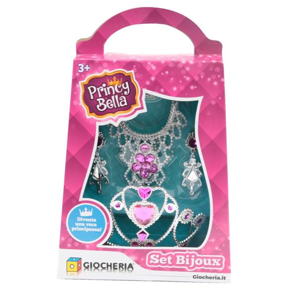 PRINCY BELLA - Set Bijoux Corona e Gioielli Principessa