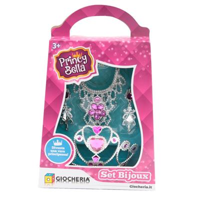 PRINCY BELLA - Set Bijoux Corona e Gioielli Principessa