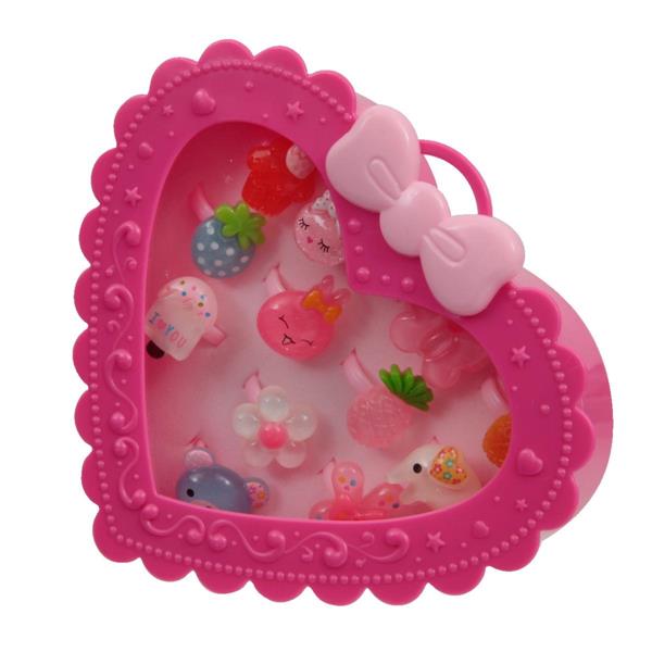 PRINCY BELLA - Portagioie del Cuore con Anelli Principessa 2 Col