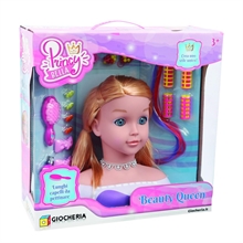 PRINCY BELLA - Beauty Queen Testa Pettinare cm.27 Acc.