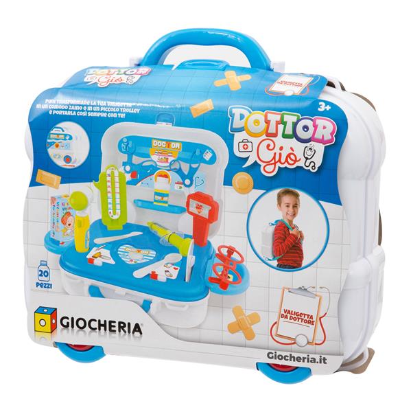 DOTTOR GIO' - Valigetta Banchetto Dottore 3 in 1 con Ruote
