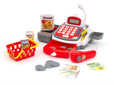 GIOCHI DI CASA - GRANDE Registratore di Cassa Microfono e Acc.