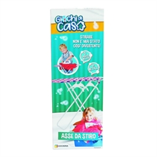 GIOCHI DI CASA - Asse da Stiro in scatola con Stendino e 3 Grucc