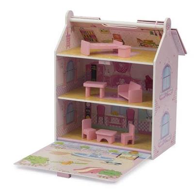 PRINCY BELLA - Casetta delle Bambole in Legno Portatile