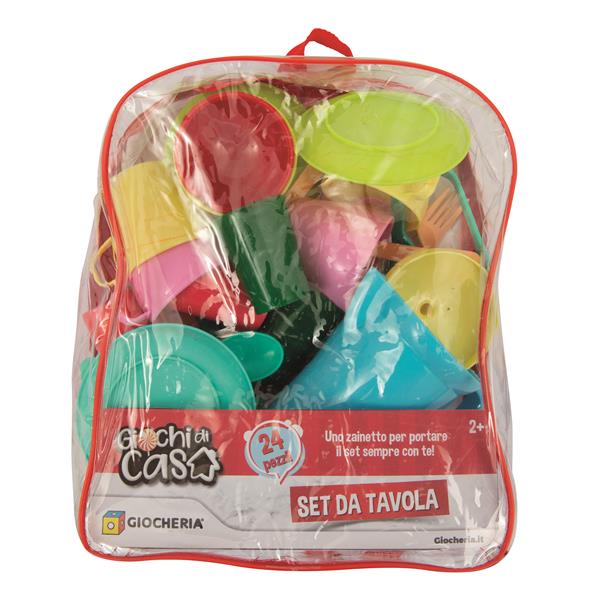 GIOCHI DI CASA - Set da Tavola in Zainetto