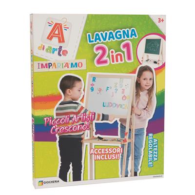 A di ARTE - Lavagna 2 in 1 Magnetica e con Gessetti
