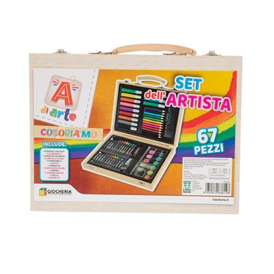 A di ARTE - Set dell'Artista 67 pezzi in Legno
