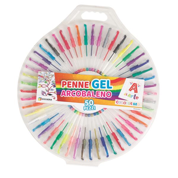 A di ARTE - Penne GEL ARCOBALENO 50 pezzi
