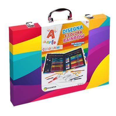 A di ARTE - Valigetta Rainbow 100 pezzi
