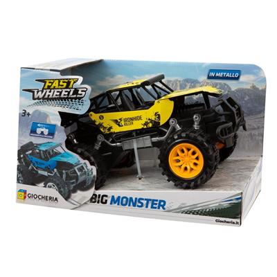 FAST WHEELS - Big Monster a Frizione 4 Colori