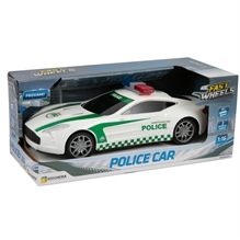 FAST WHEELS - Police Car Auto Polizia 1:16 Frizione Luci e Suoni