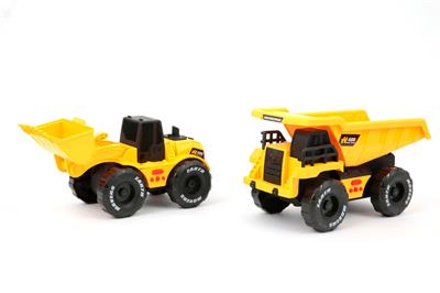 FAST WHEELS - Mezzi da Cantiere Camion con Ruspa Luci e Suoni