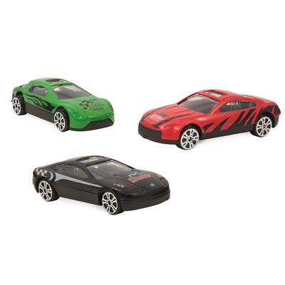 FAST WHEELS - RACE CARS 10 Auto Die Cast 1:64 Colori Assortiti