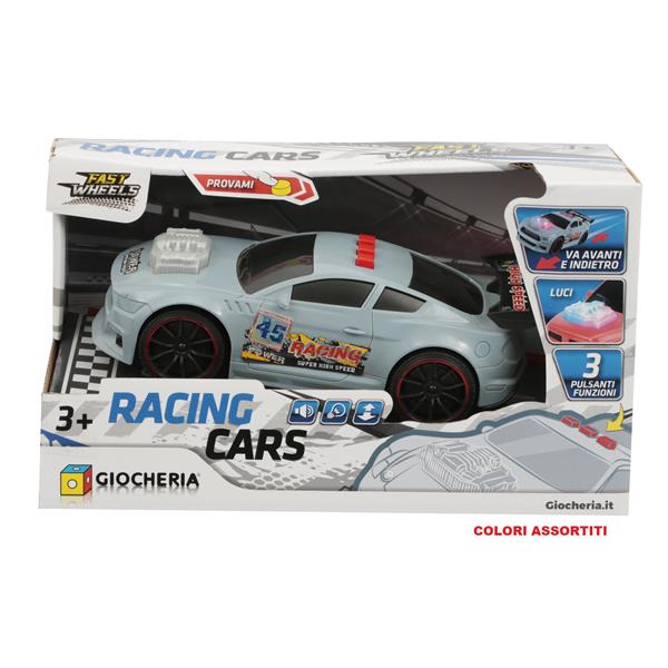 FAST WHEELS - RACING CARS Luci e Suoni 2 Modelli