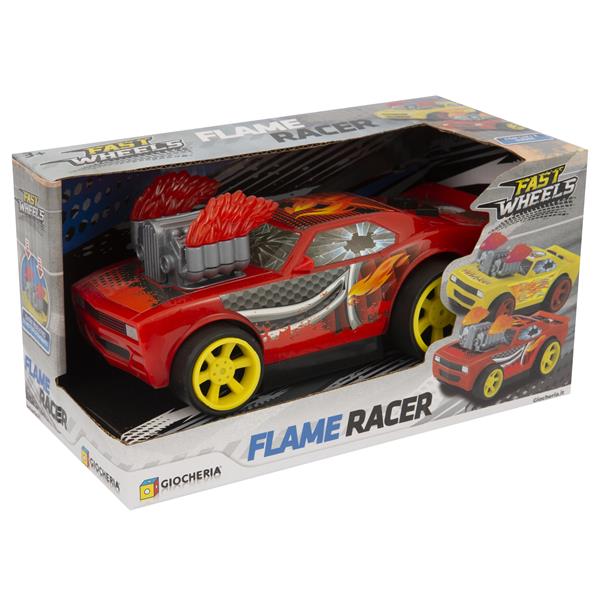 FAST WHEELS - Macchine Flame Racers luci e suoni - 2 Colori