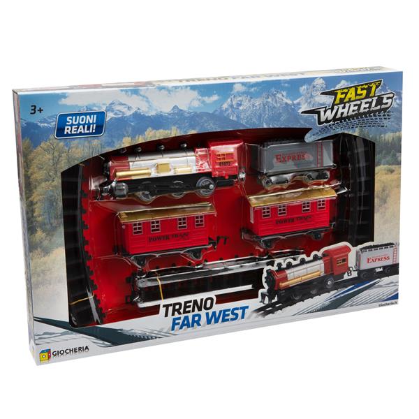FAST WHEELS - Treno FAR WESTLuci e Suoni