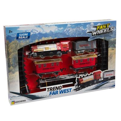 FAST WHEELS - Treno FAR WESTLuci e Suoni