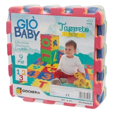 GIO' BABY - Tappeto Eva NUMERI 9 Pezzi