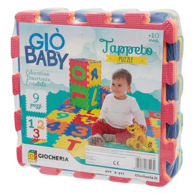 GIO' BABY - Tappeto Eva NUMERI 9 Pezzi