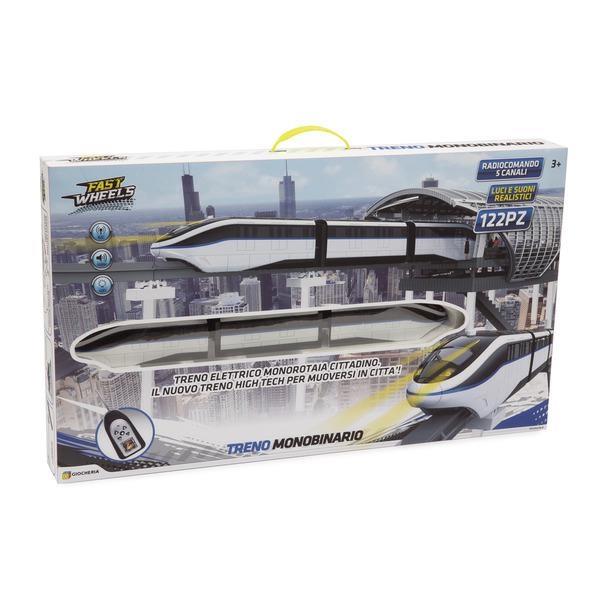 FAST WHEELS - Treno MONOROTAIA RC Luci e Suoni