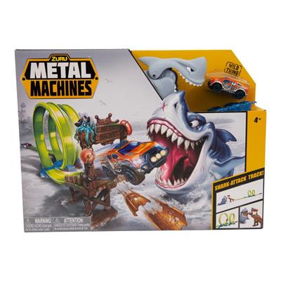 ZURU - METAL MACHINE Pista Squalo Doppio Loop  1 Auto Die Cast I