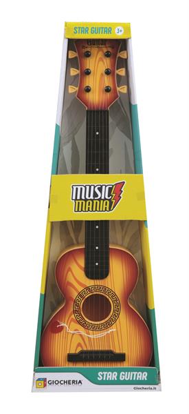 MUSIC MANIA - Star Guitar Chitarra in Simil-Legno cm.65